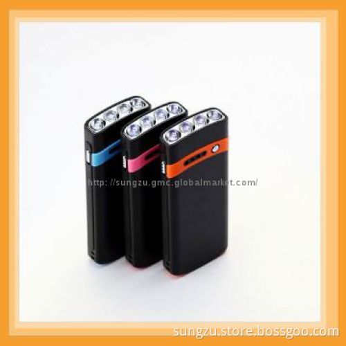 4 led torch mobile power bank